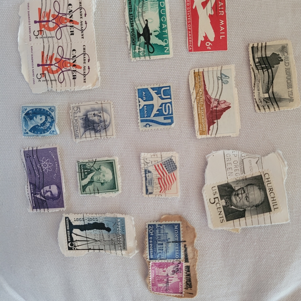 Vintage Postage Stamp Collection